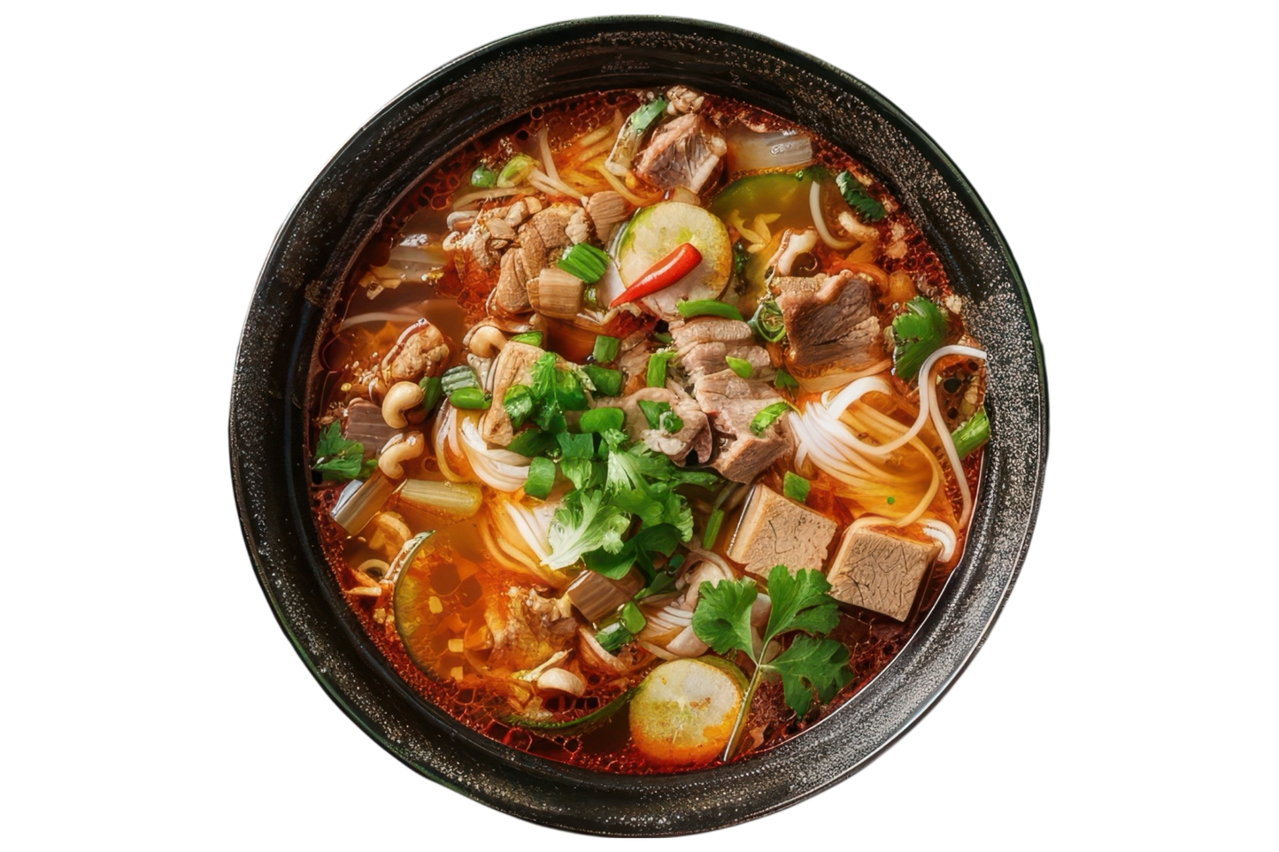 WALMART EXCLUSIVE - PhoLicious Instant Bun Bo Hue, Bún Bò Huế, Vietnamese Spicy Beef Rice Noodle Soup Bowl, Single Serve 4.15 oz, Gourmet Meal, Authentic Flavors & Fresh Ingredients, As Seen On Shark Tank