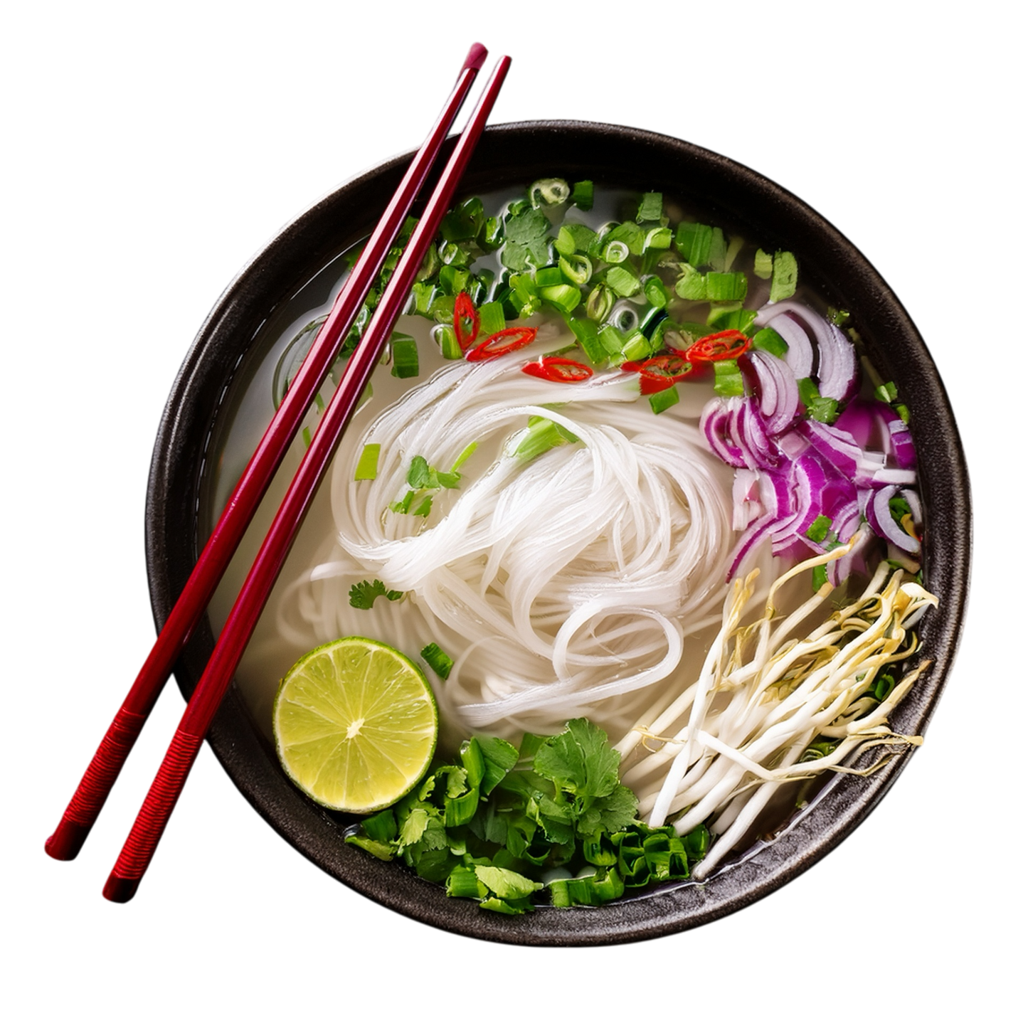 PHO: VEGETARIAN, Pholicious Authentic Instant Pho , Vietnamese Rice Noodle Soup, 4 pack / 3.6 Ounce Bowls, Ramen Alternative & Fresh Ingredients