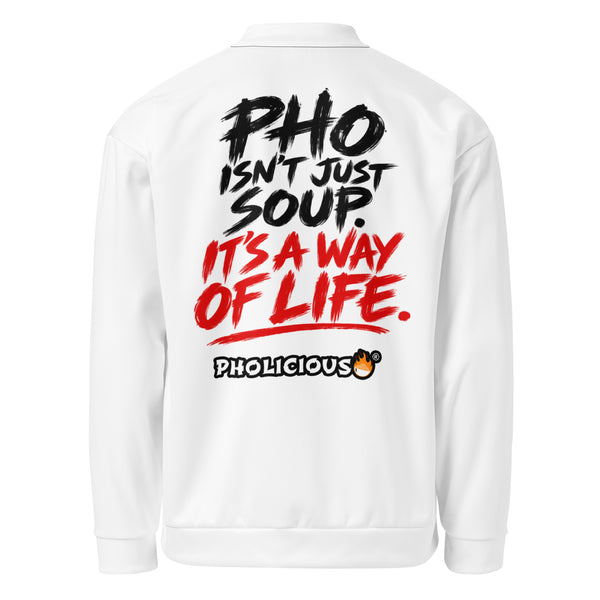 PhoLicious Unisex Bomber Jacket - Way of Life packaging