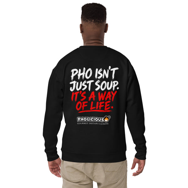 PhoLicious Unisex Premium Sweatshirt - Way of Life packaging