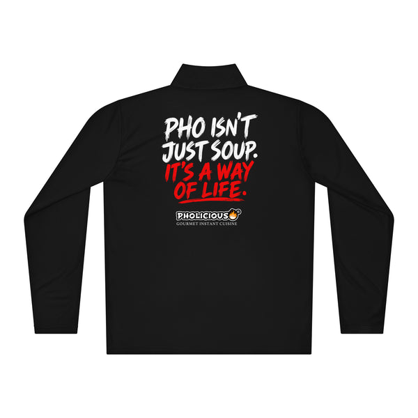 PhoLicious Lightweight quarter-zip pullover - Way of Life packaging